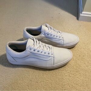 Men's White Vans